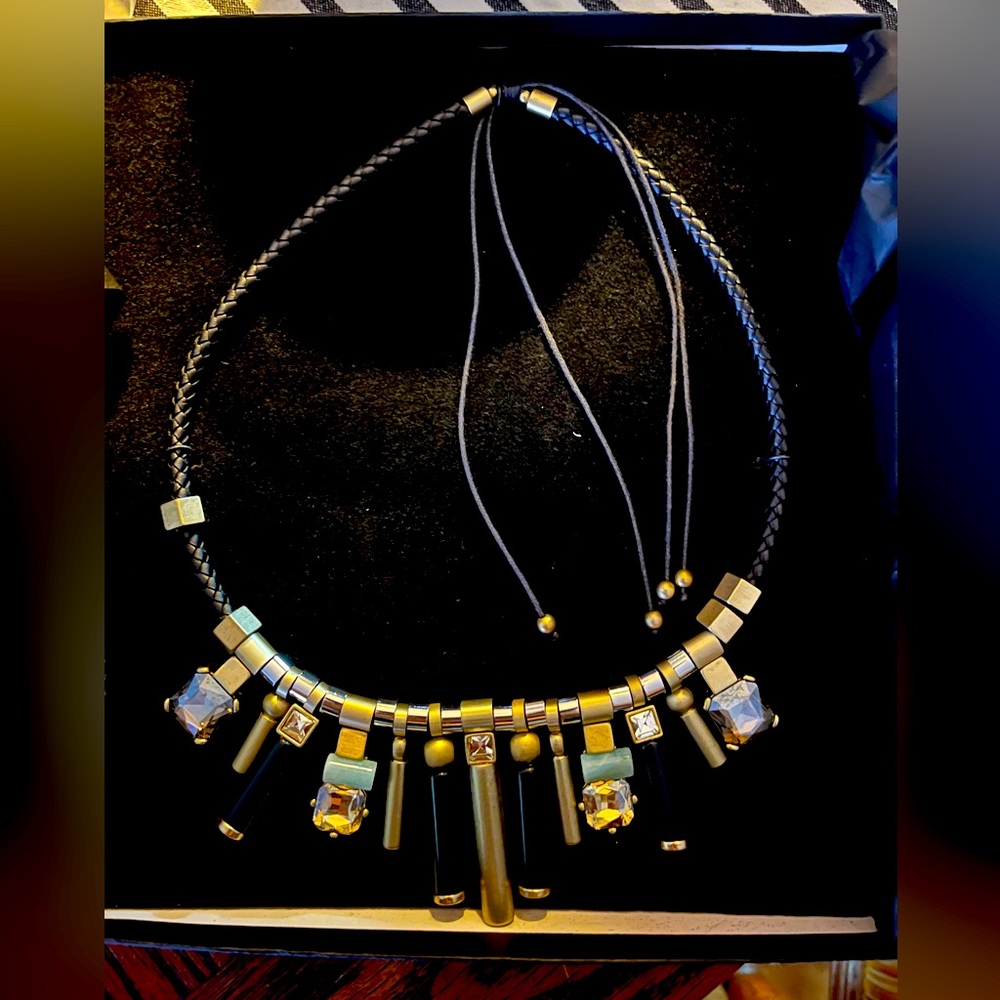 Art deco bold statement piece necklace by Lane Bryant